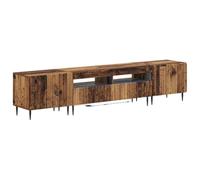 vidaXL Meuble TV LED 5 pièces Bois Ancien Bois d'ingénierie