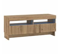 vidaXL Meuble TV LED en chêne artisanal