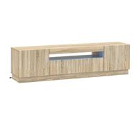 vidaXL Meuble TV LED en chêne Sonoma