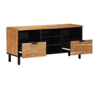 Buffet Tv Vidaxl 100x33,5x46 Cm En Bois Massif D'acacia