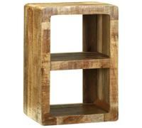 vidaXL Meuble TV 36x30x54 cm – Bois massif de manguier, rectangulaire, montage facile