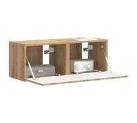 vidaXL Meuble TV mural 2 pcs Chêne artisan 60 x 31 x 29.5 cm