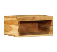 VidaXL Meuble TV mural 40x30x19 cm bois massif d'acacia Marron