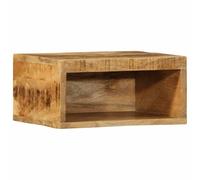 vidaXL Meuble TV Mural 40x30x19 cm Bois Massif de manguier Brut, Meuble média, Meuble latéral, Centre de Divertissement, Meuble HiFi, Buffet, Meuble