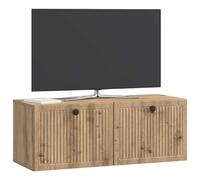 vidaXL Meuble TV Mural 78,5 x 31 x 30 cm Chêne Artisanal