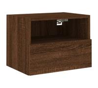 Meuble TV mural chêne marron 40x30x30 cm bois d'ingénierie836852
