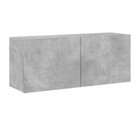 vidaXL Meuble TV mural gris béton 100x30x41 cm 836969