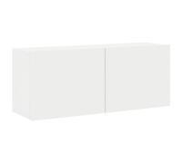 vidaXL Meuble TV mural 836966 blanc 100x30x41 cm