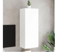 vidaXL Meuble TV mural blanc 40,5x30x102 cm bois d'ingénierie 836931