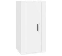 Vidaxl Meuble Tv Mural Blanc 40x34,5x80 Cm Multicolore