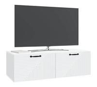vidaXL Meuble TV mural Blanc 98 x 41 x 30 cm Bois d'ingénierie