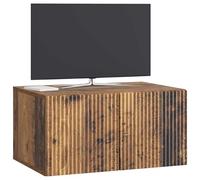 vidaXL Meuble TV Mural Bois Ancien 59,5 x 41 x 30 cm Bois d'ingénierie, Meuble TV Mural élégant et rectangulaire, avec Grand Rangement pour Vos divertissements, système Moderne pour Maisons