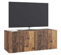 vidaXL Meuble TV Mural Bois Ancien 78,5 x 31 x 30 cm Bois d'ingénierie, Meuble TV Mural élégant et rectangulaire, avec Grand Rangement pour Vos divertissements, système Moderne pour Maisons