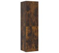 vidaXL Meuble TV mural 826676 Chêne fumé 30,5x30x110 cm