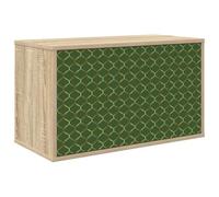 vidaXL Meuble TV Mural GELEEN 69 x 33 x 40 cm Chêne Sonoma, Salon, Meuble de Rangement Moderne rectangulaire, Cabinet Mural, Support TV, Espace Ample pour Organiser et décorer