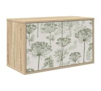 vidaXL Meuble TV Mural Gotha 69 x 33 x 40 cm Chêne Sonoma, Salon, Meuble de Rangement Moderne rectangulaire, Cabinet Mural, Support TV, Espace Ample pour Organiser et décorer