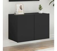 vidaXL Meuble TV mural noir 60x30x41 cm 836940