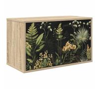 vidaXL Meuble TV Mural RHENEN 69 x 33 x 40 cm Chêne Sonoma, Salon, Meuble de Rangement Moderne rectangulaire, Cabinet Mural, Support TV, Espace Ample pour Organiser et décorer