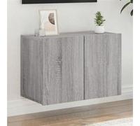 Vidaxl Meuble Tv Mural Sonoma Gris 60x30x41 Cm Gris