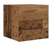 vidaXL Meuble TV Mural Vieux Bois 30,5x30x30 cm, Meuble TV, Armoire multimédia, Meuble latéral, Meuble multimédia, Meuble HiFi, Buffet