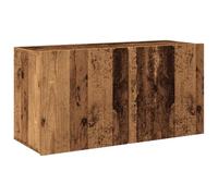 vidaXL Meuble TV mural vieux bois 80x30x41 cm, support TV, armoire média, console TV, meuble HiFi, centre de divertissement, 857666