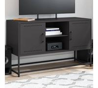 Vidaxl Meuble Tv Noir 100,5x39x60,5 Cm Acier Multicolore
