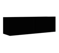 vidaXL Meuble TV Noir 100x30x30 cm Aggloméré