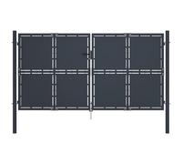 vidaXL Meuble TV noir 101,5x39x43,5 cm acier laminé à froid