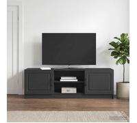 vidaXL Meuble TV Noir 150 x 31 x 47 cm Bois d'ingénierie 895836