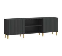 Meuble TV Bois d'ingénierie Stockage multimédia Cabinet de salon vidaXL vidaXL