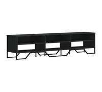 vidaXL Meuble TV noir 180x34x41 cm bois d'ingénierie