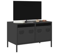 Meuble TV Armoire de Télévision Rangement Salon Acier Laminé à Froid vidaXL