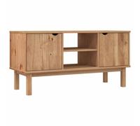 vidaXL Meuble TV OTTA – Bois de pin massif, 113,5 x 43 x 57 cm