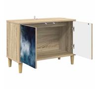 vidaXL Meuble TV RAALTE 69 x 33 x 50 cm Sonoma Bois d'ingénierie