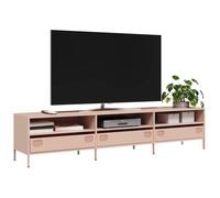 Meuble TV Armoire de Télévision Rangement Salon Acier Laminé à Froid vidaXL