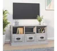Meuble TV sonoma gris 100x35x50 cm bois d'ingénierie816294