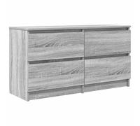 vidaXL Meuble TV sonoma gris 100x35x54 cm bois d'ingénierie