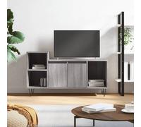 vidaXL Meuble TV Sonoma gris 100x35x55 cm Bois d'ingénierie 831322 Gris G