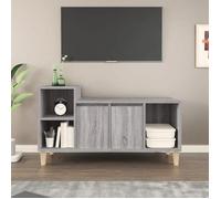 Meuble TV Armoire de Télévision Salon Sonoma Gris Bois d'Ingénierie vidaXL