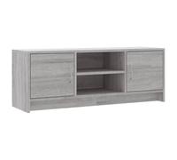 Vidaxl Meuble Tv Sonoma Gris 102x30x37,5 Cm Bois D'ingénierie Gris