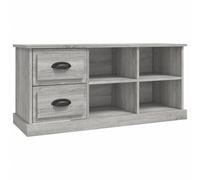 vidaXL Meuble TV sonoma gris 102x35,5x47,5 cm bois d'ingénierie