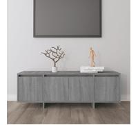 vidaXL Meuble TV Sonoma gris 120 × 30 × 40.5 cm Aggloméré