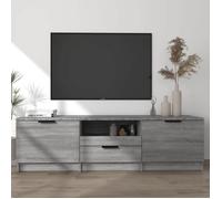 vidaXL Meuble TV Sonoma gris 140x35x40 cm Bois d'ingénierie 817112
