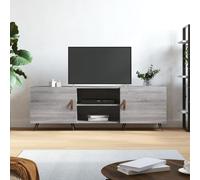 vidaXL Meuble TV sonoma gris 150x30x50 cm bois d'ingénierie