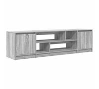Meuble TV avec lumières LED gris béton 193,5x41x50 cm support TV vidaXL
