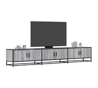 vidaXL Meuble TV Sonoma Gris 240x35x41 cm Bois d'ingénierie, Support TV, Buffet TV, Meuble multimédia, Banc TV, Meuble HiFi, Centre de Divertissement