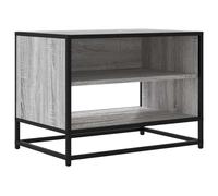vidaXL Meuble TV Sonoma gris 61x40x46 cm bois d'ingénierie et métal