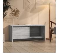 vidaXL Meuble TV Sonoma gris 90 x 35 x 40 cm Aggloméré