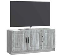 vidaXL Meuble TV Sonoma Gris 99 x 34,5 x 47 cm Bois d'ingénierie