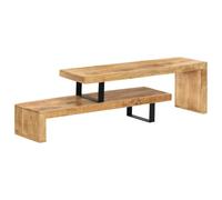 vidaXL Meuble TV Support TV Armoire de Télévision Bois Massif de Manguier 247321